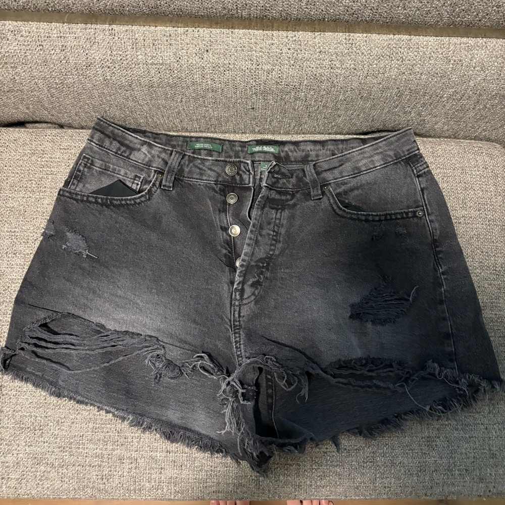 Wild fable high rise denim shorts